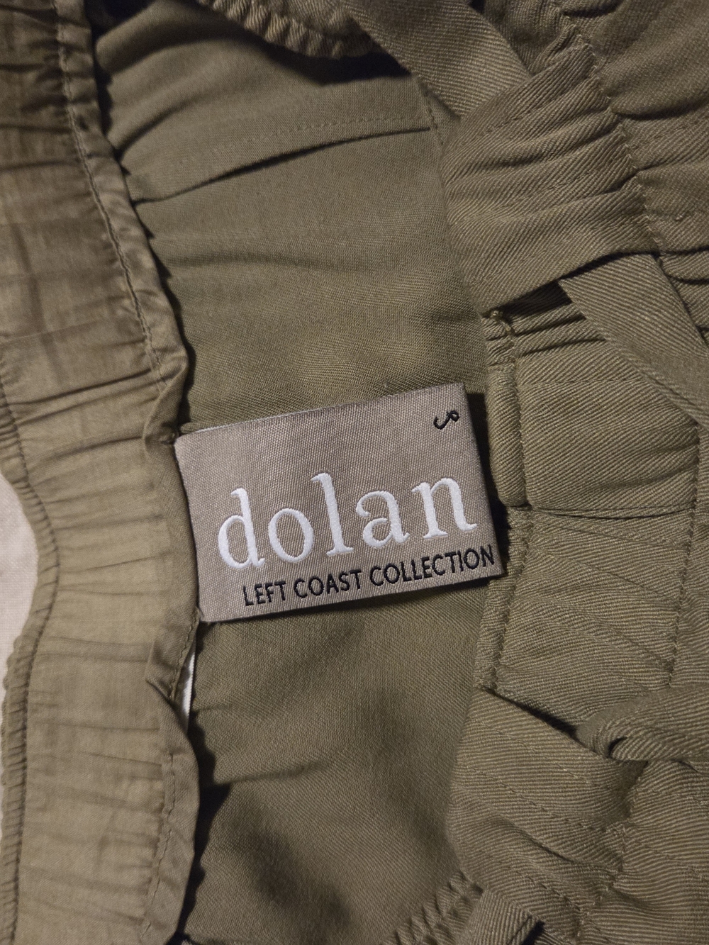Anthropologie Dolan Left Coast Olive Pants